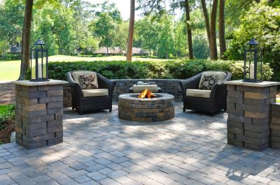 Outdoor Paver Area